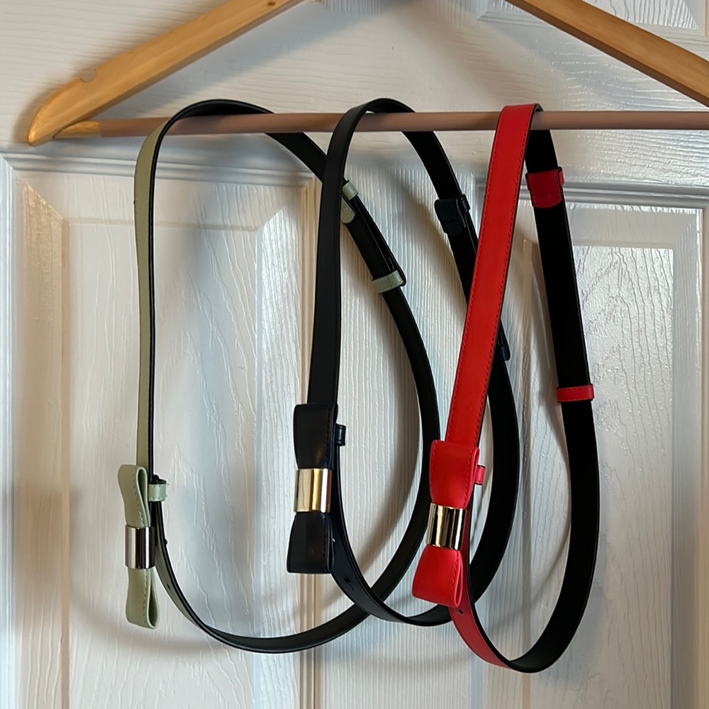 Set of 3 adjustable belts